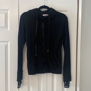 ALALA Mesh Detail Zip-Up